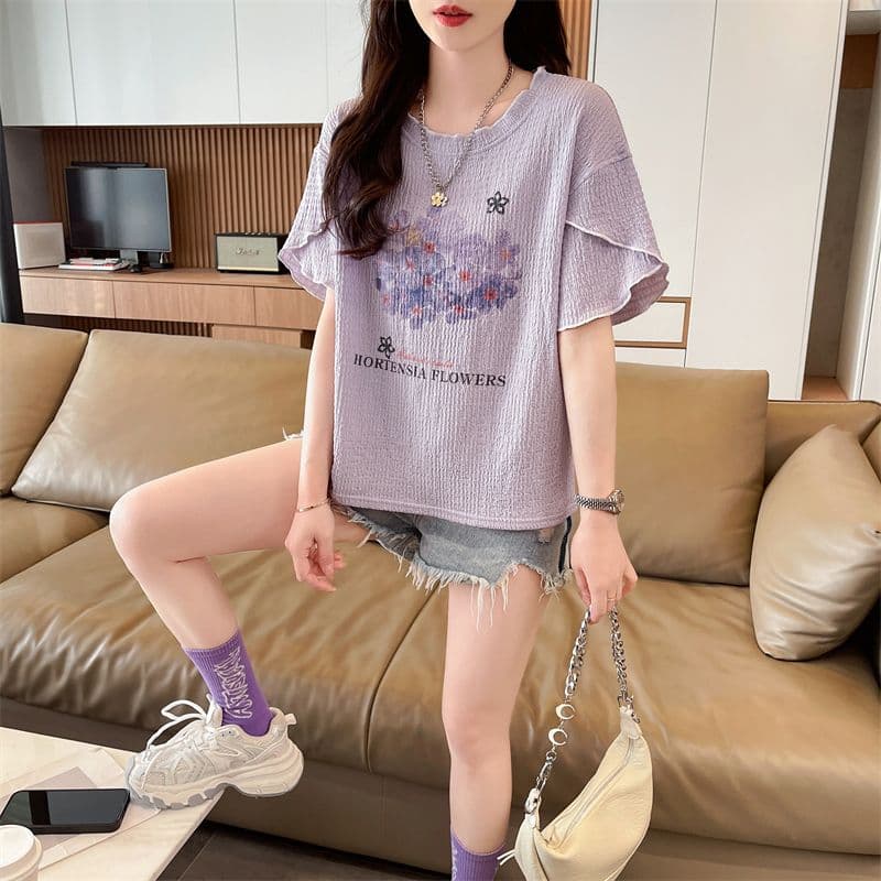 실사 반팔 티셔츠 여름 새로운 루즈핏 패션 다용도 외국 가스 캐주얼 경기 치마 맨위 서비스 ins 트렌디 상세 이미지 3