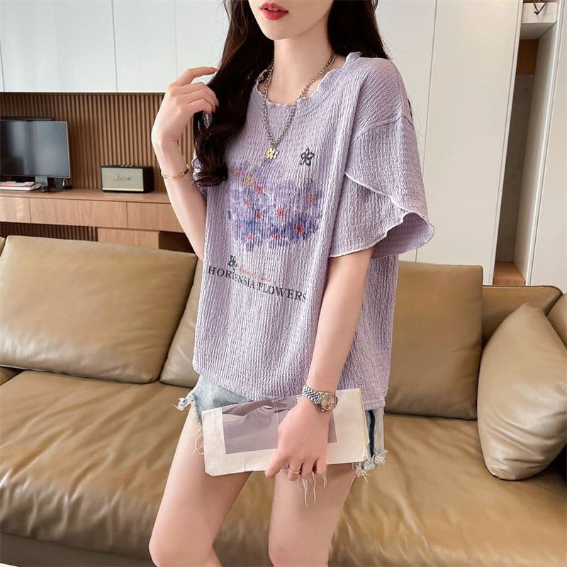실사 반팔 티셔츠 여름 새로운 루즈핏 패션 다용도 외국 가스 캐주얼 경기 치마 맨위 서비스 ins 트렌디 상세 이미지 4