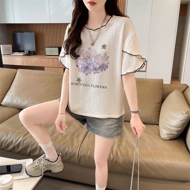실사 반팔 티셔츠 여름 새로운 루즈핏 패션 다용도 외국 가스 캐주얼 경기 치마 맨위 서비스 ins 트렌디 상세 이미지 16