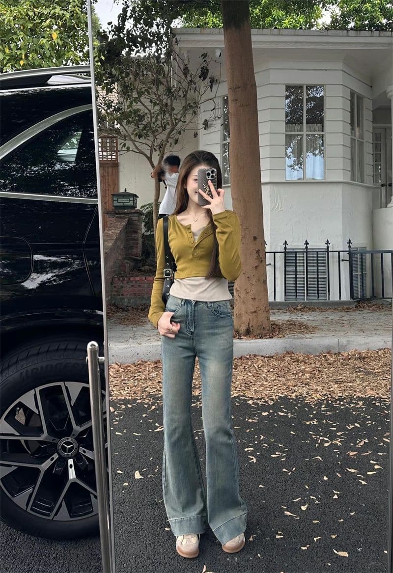 40 92 면 8 암모니아 Lun 흔들어서 톤 품질 블랙 표준 빅 사이즈 여성 의류 페이크 레이어드 긴팔 티셔츠 맨위 빅 사이즈 m-4xl 상세 이미지 10