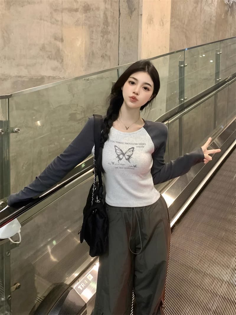 빅 사이즈 40 92 면 8 암모니아 Lun 210 그램 흔들어서 톤 품질 삽입 어깨 소매 길이 소매 티셔츠 여성 m-4xl 상세 이미지 6