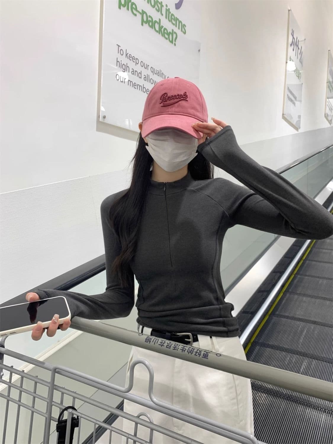 De 플러시 티셔츠 반하이넥 지퍼 맨위 디자인 센스 생선뼈 긴팔 인사이드 가져 가라. 핫걸 기본 셔츠 빅 사이즈 m-4xl 상세 이미지 8