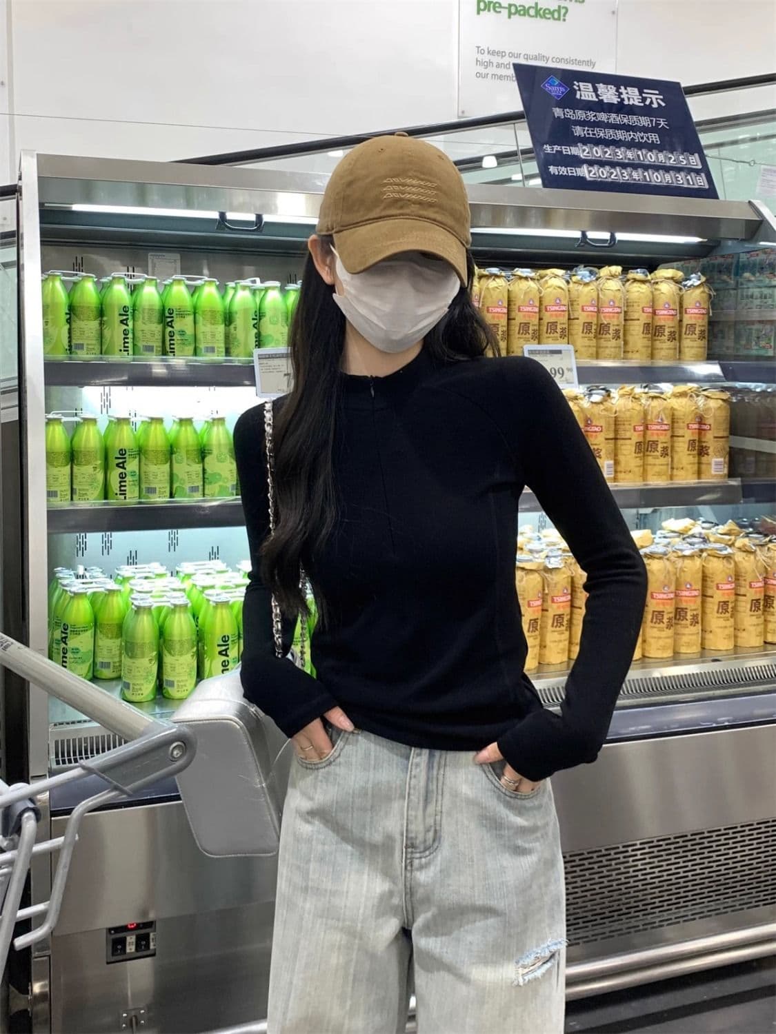De 플러시 티셔츠 반하이넥 지퍼 맨위 디자인 센스 생선뼈 긴팔 인사이드 가져 가라. 핫걸 기본 셔츠 빅 사이즈 m-4xl 상세 이미지 17