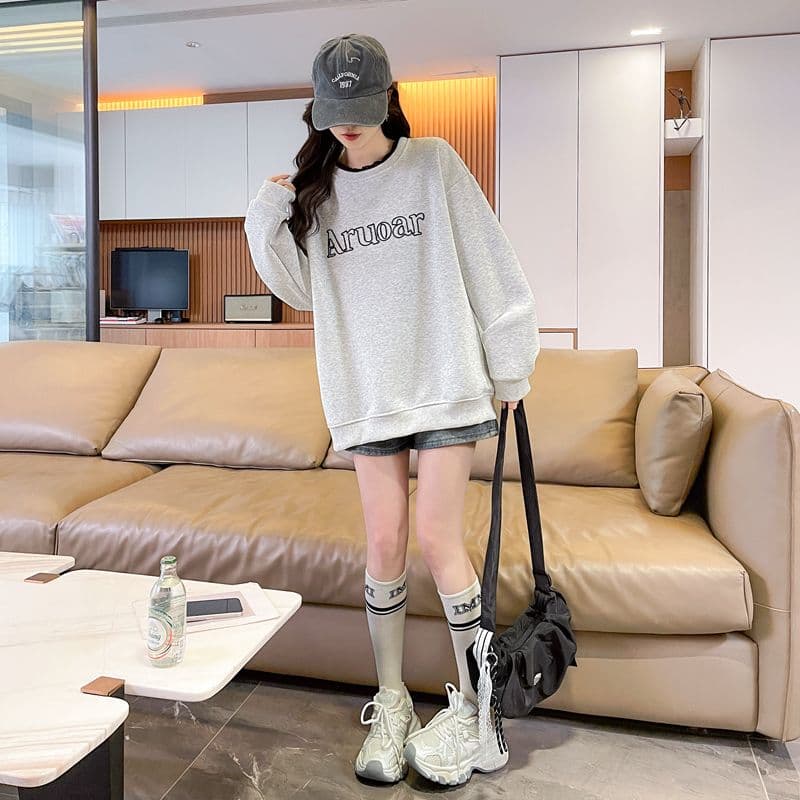 실사 2026 봄 가을 순수한 Mianhua 면 복합 우유 실크 레이스 조각 페이크 레이어드 재킷 얇은 스타일 후드티 여성 상세 이미지 2
