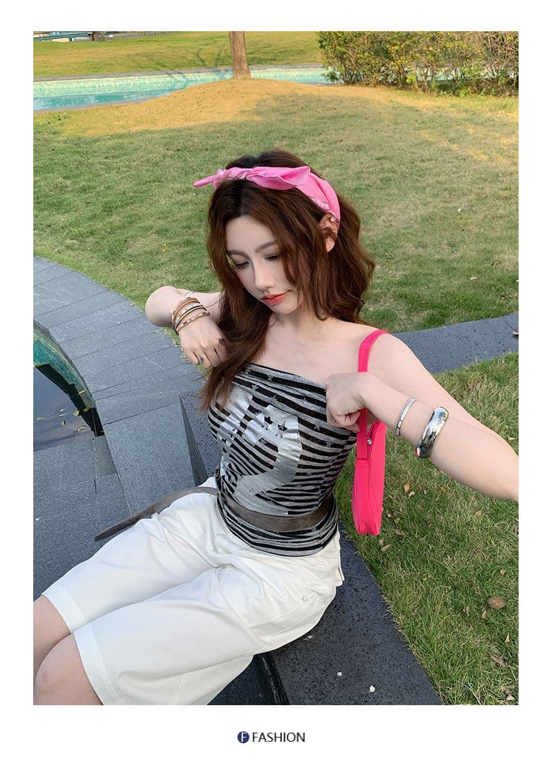 레트로 아메리칸 화이트 여름 새로운 루즈핏 스트레이트 디자인 섹션 다용도 슬림해 보이는 상세 이미지 13
