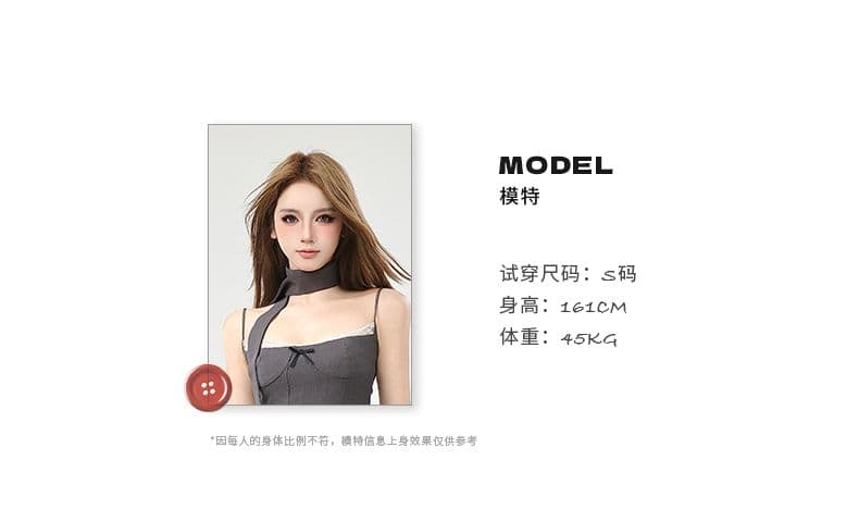 검정색 아메리칸 트렌디 센스 정장 7부 바지 여성 2026 여름 새로운 루즈핏 넓은 다리 캐주얼 중 바지 상세 이미지 8