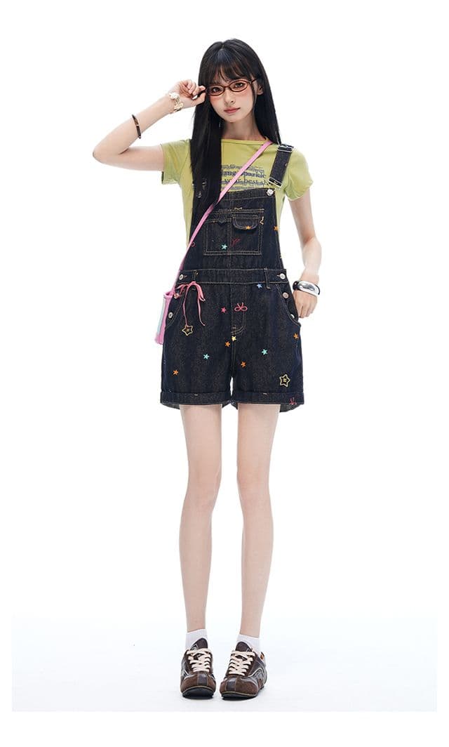 아메리칸 레트로 멜빵 바지 편안함 다용도 부서 버클 슬림해 보이는 봄 여름 새로운 상세 이미지 11