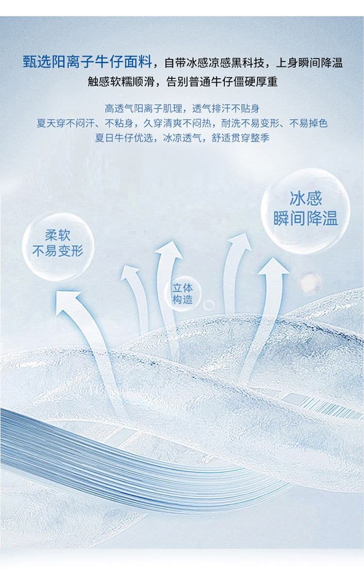 2026 년 양이온 세트 염색 카키 초박형 저항 주름 도루 센스 편안함 감기 슬림해 보이는 캐주얼 데님 여성 긴 바지 상세 이미지 5