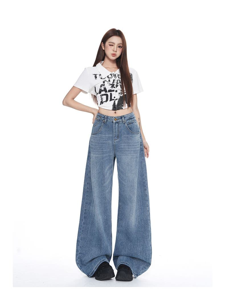 아메리칸 레트로 파리 버클 디자인 대나무 마디 곡물 청바지 여성 여름 새로운 루즈핏 슬림해 보이는 다용도 스트레이트 긴 바지 상세 이미지 14