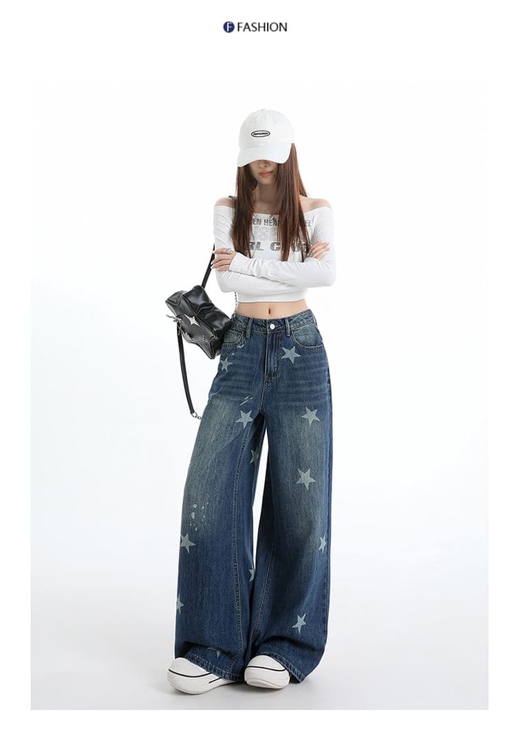 조기 가을 레트로 블루 나만의 것을 가져와 라. 질감 센스 대나무 마디 원단 깊은 데님 블루 루즈핏 편안함 슬림해 보이는 다용도 바지 상세 이미지 10
