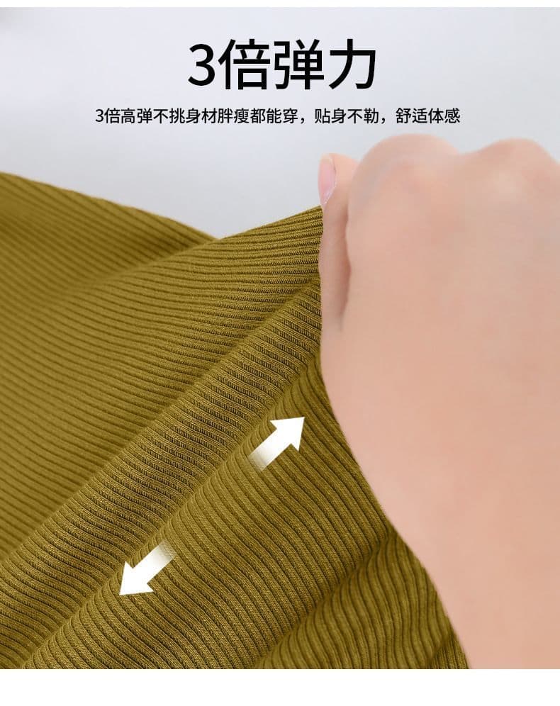 모달 리브 대 라운드 넥 여성 여름 새로운 한국 스타일 루즈핏 슬림해 보이는 반팔 티셔츠 여성 외국 가스 맨위 상세 이미지 6