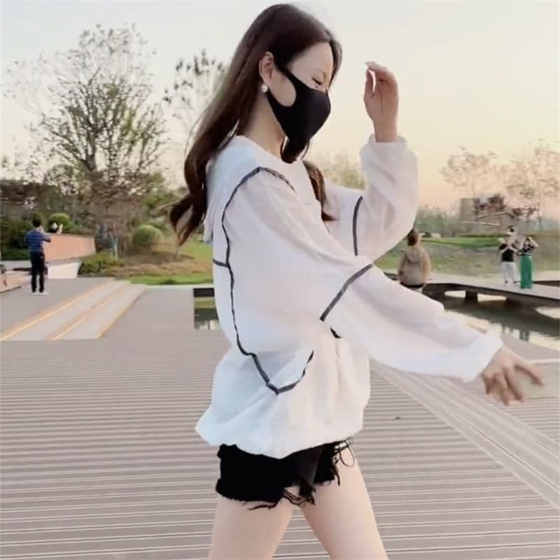 자외선 차단 외투 여성 2026 여름 새로운 다용도 국방 자외선 통기성 자외선 차단 복 야외 얇은 스타일 긴팔 상세 이미지 22