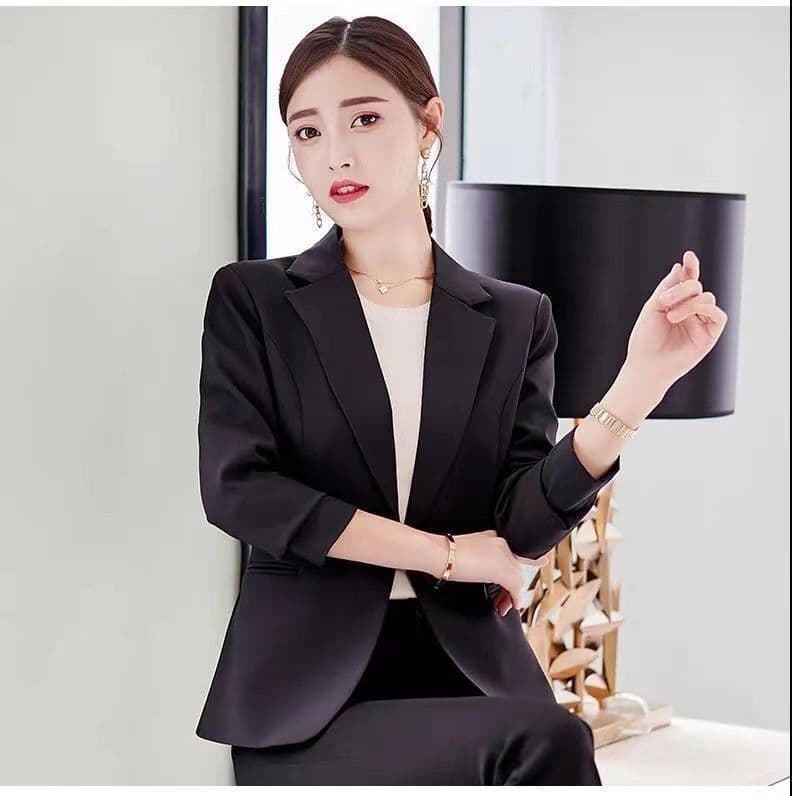 작은 양복 여성 코트 몸매 가꾸기 봄 가을 새로운 한국 스타일 품격 쇼트 스타일 맨위 캐주얼 비즈니스웨어 정장 다용도 상세 이미지 3