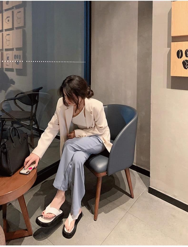 한국 스타일 정장 여성 코트 작은 키 2026 새로운 가을 캐주얼 고급 센스 튀김 거리 작은 정장 상세 이미지 11