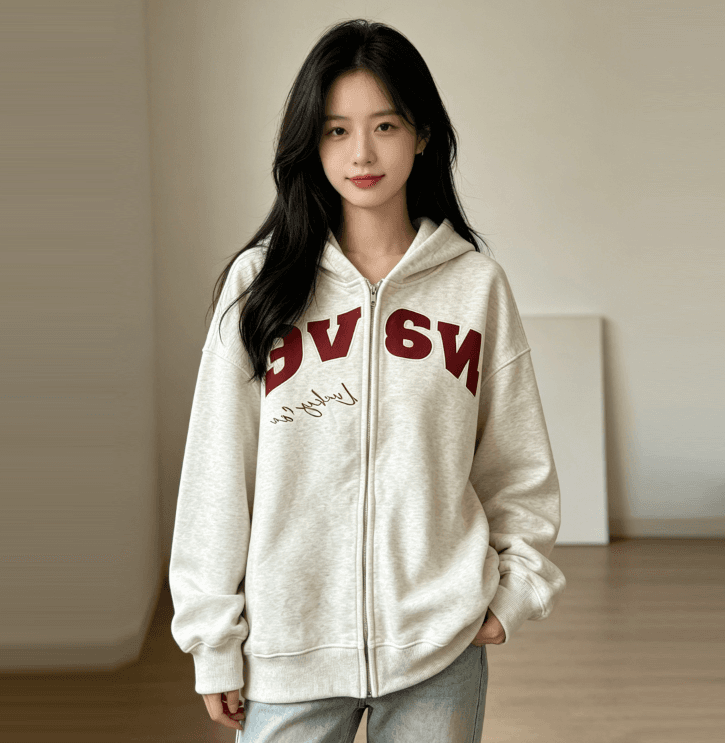 아메리칸 레트로 후드티 여성 코트 이른 가을 2026 새로운 폭발 후드 오픈 가디건 작은 키 여성 겨울 맨위 이미지 2