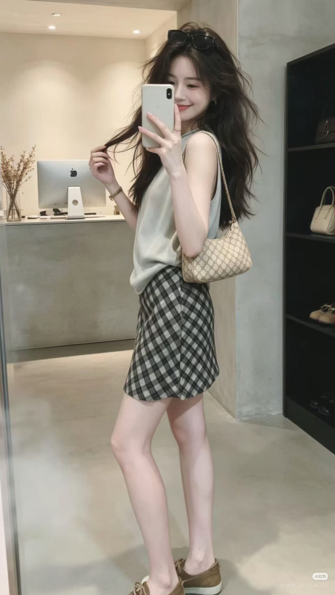 한 부서 느슨함 센스 전체 집합 외국 가스 연령 감소 맨위 여성 여름 새로운 오래된 돈 익스트림 제인 바람 민소매 니트 조끼 상세 이미지 2