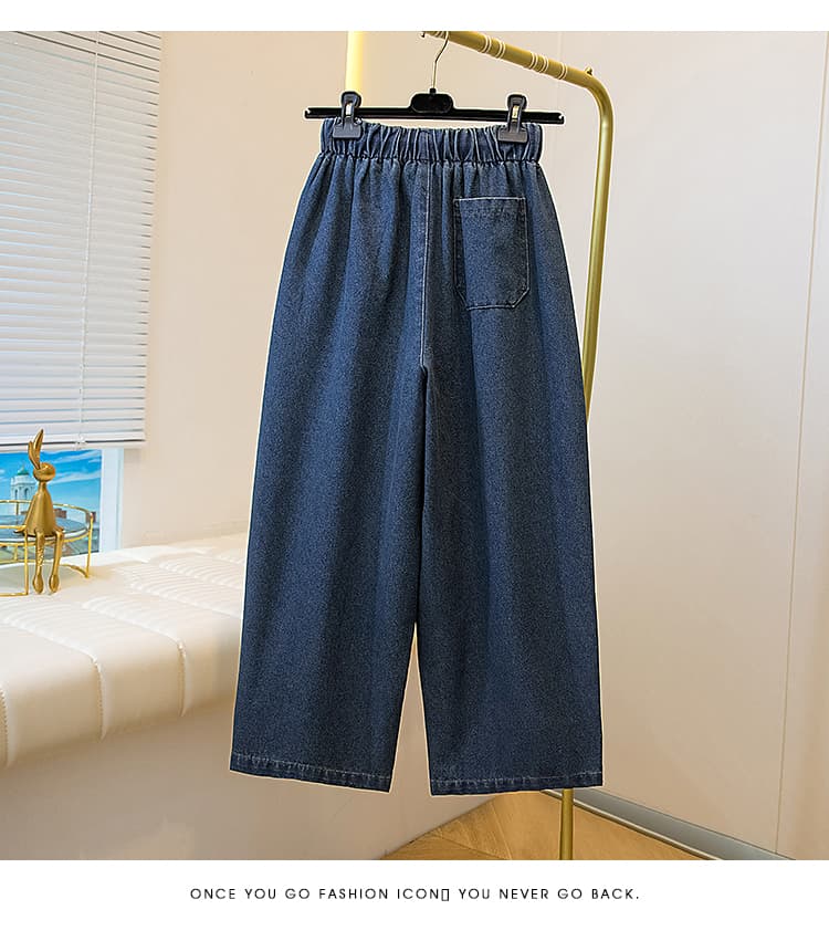 빅 사이즈 청바지 여성 새로운 가을 겨울 허리밴드 슬림해 보이는 200 kg 통통한 여동생 넓적 다리 허벅지 두꺼운 아빠 하렘 바지 상세 이미지 17
