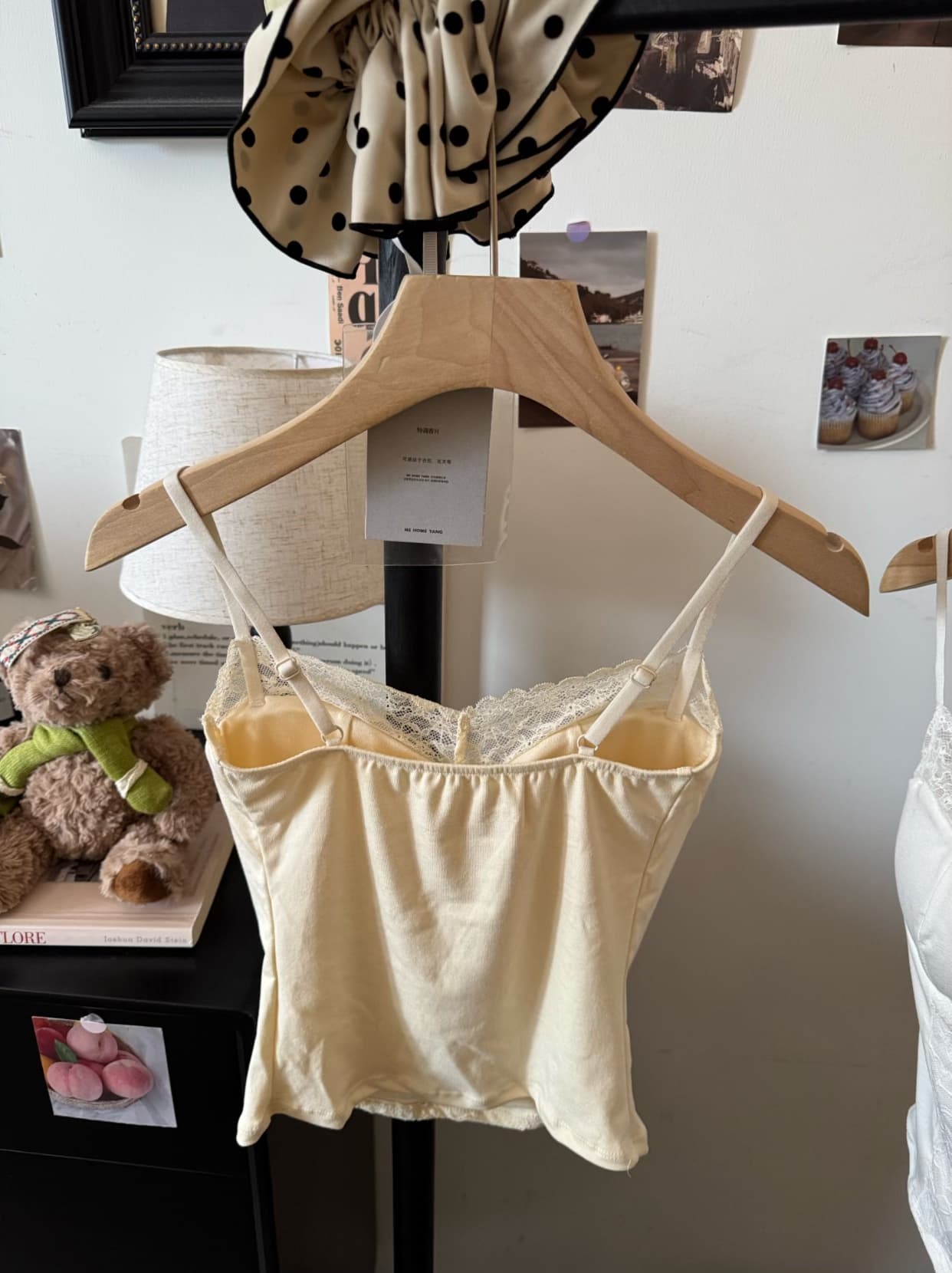 실사 여름 새로운 순수한 욕망 바람 레이스 레이스 패치워크 캐미솔 몸매 가꾸기 원피스 벨트 가슴 패드 여성 상세 이미지 14
