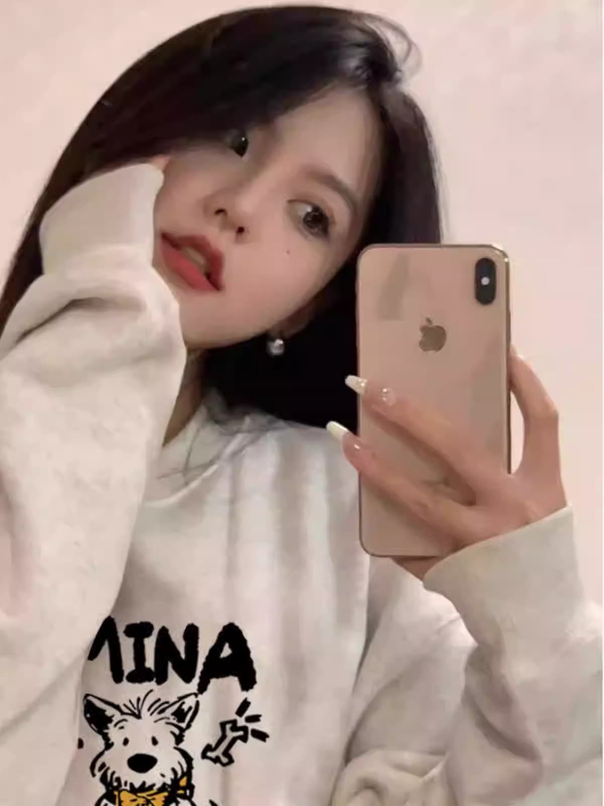 경관 그림 후아 면 복합 얇은 스타일 털이 있는 가을 겨울 의류 털이 있는 라운드 넥 후드티 여성 프린트 아기 플러시 상세 이미지 6