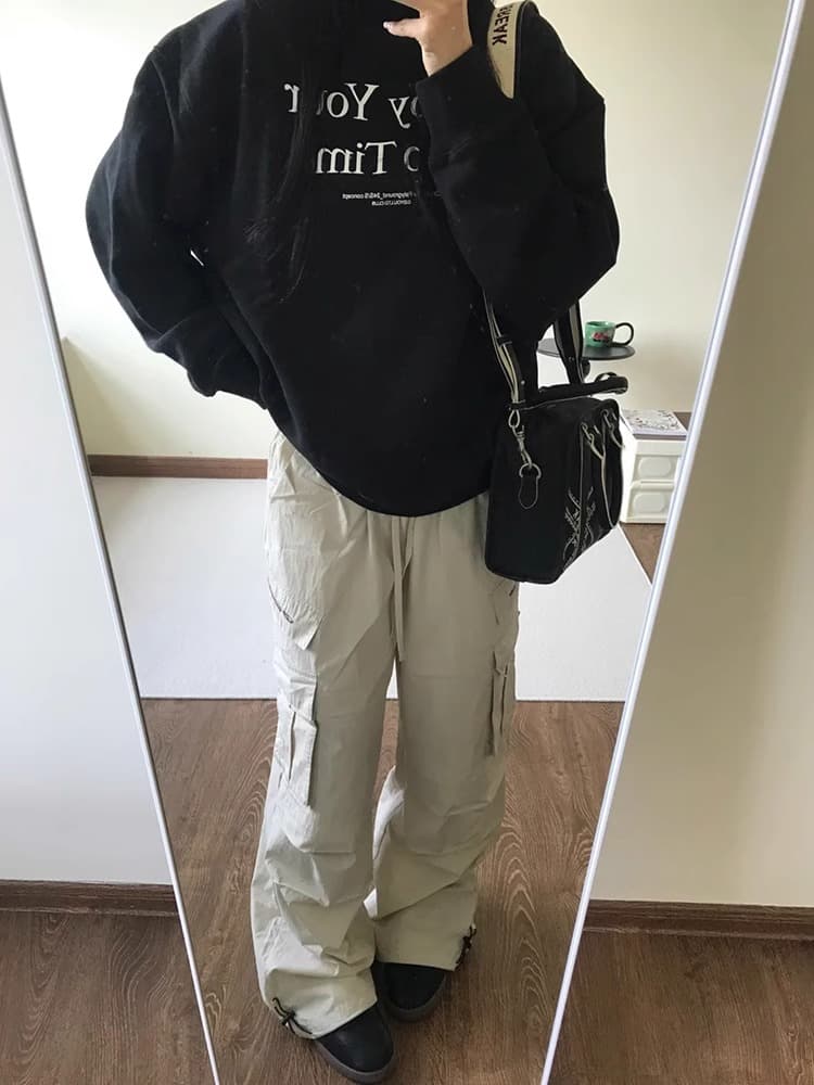 2026 한 궈화 면 복합 얇은 스타일 털이 있는 가을 겨울 의류 털이 있는 라운드 넥 후드티 여성 프린트 아기 플러시 상세 이미지 4