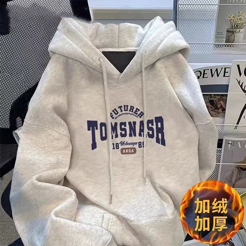 경관 그림 정가 후아 면 복합 얇은 스타일 310g- 털이 있는 400g 털이 있고 두꺼운 후드티 소녀 까마귀 상세 이미지 6