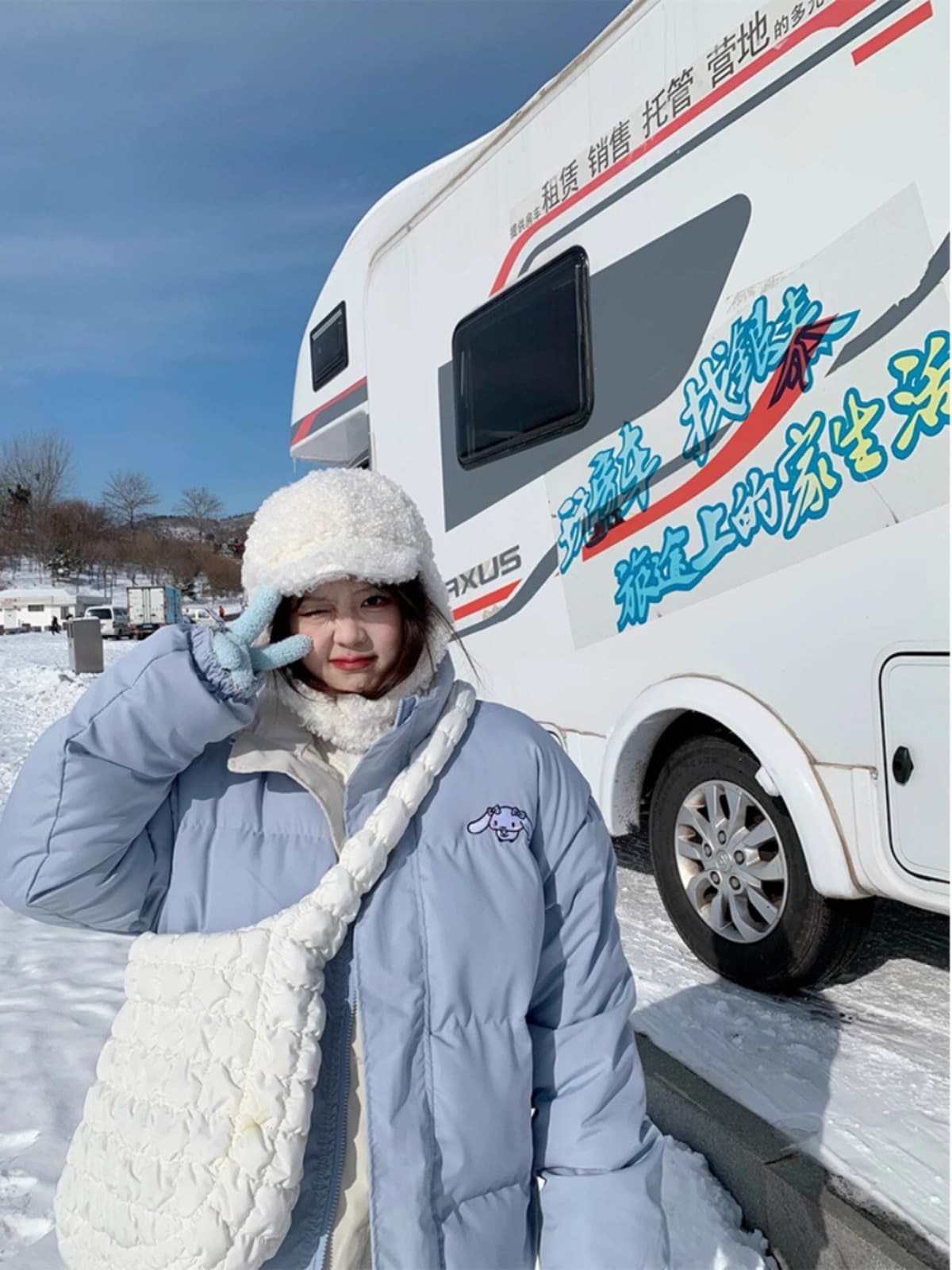 경관 그림 정가 후아 면 복합 얇은 스타일 털이 있는 가을 겨울 의류 털이 있는 라운드 넥 후드티 여성 프린트 아기 플러시 상세 이미지 5