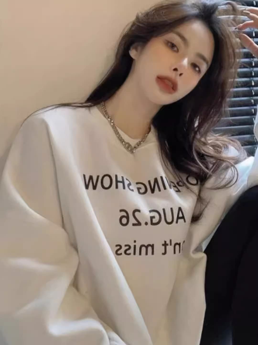 경관 그림 후아 면 복합 얇은 스타일 털이 있는 가을 겨울 의류 털이 있는 라운드 넥 후드티 여성 프린트 아기 플러시 상세 이미지 4