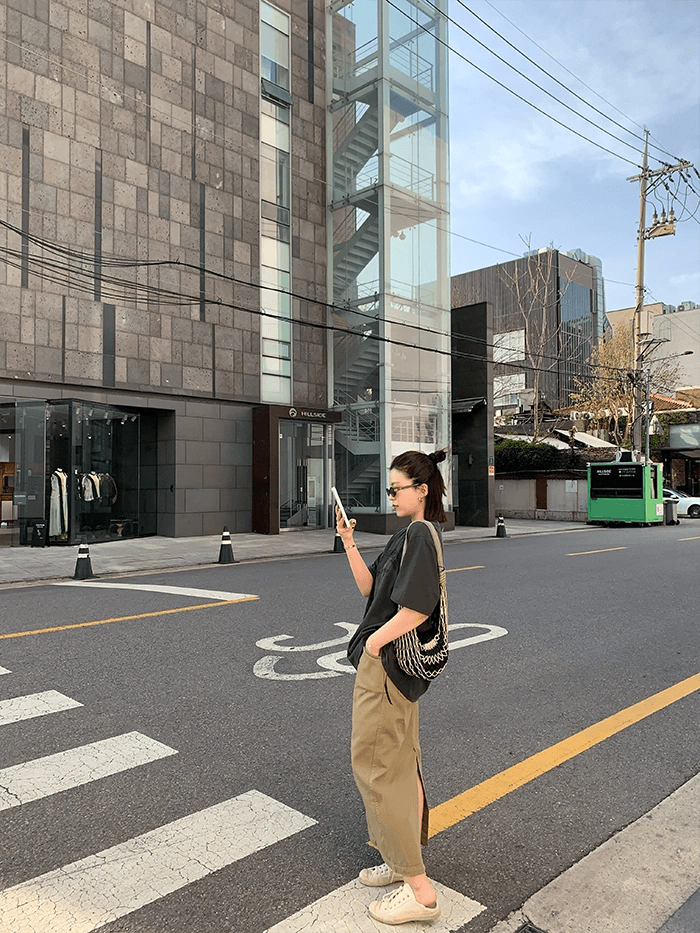 2026 년 한국 대외 무역 ~ 중 캐주얼 패션 워싱 마 오래된 순면 반팔 티셔츠 여성 루즈핏 대 에디션 이미지 2