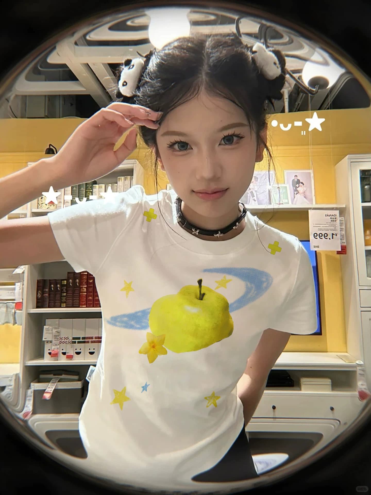 2026 년 한국 대외 무역 주문 캐주얼 패션 92 면 8 암모니아 Lun 긍정적 인 어깨 반팔 티셔츠 여성 프린트