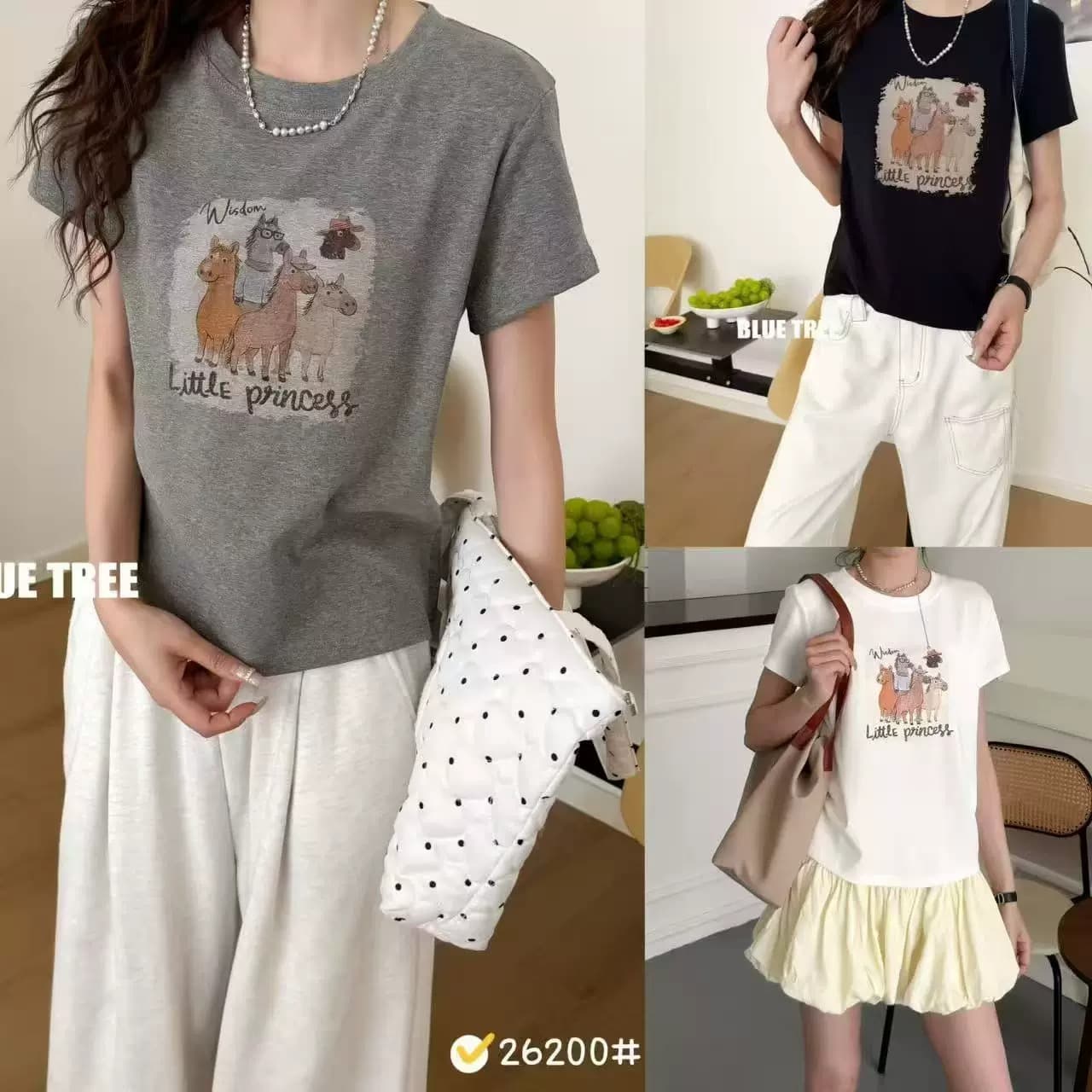 40 순면 220 그램 92 면 8 암모니아 Lun 긍정적 인 어깨 반팔 티셔츠 여성 프린트