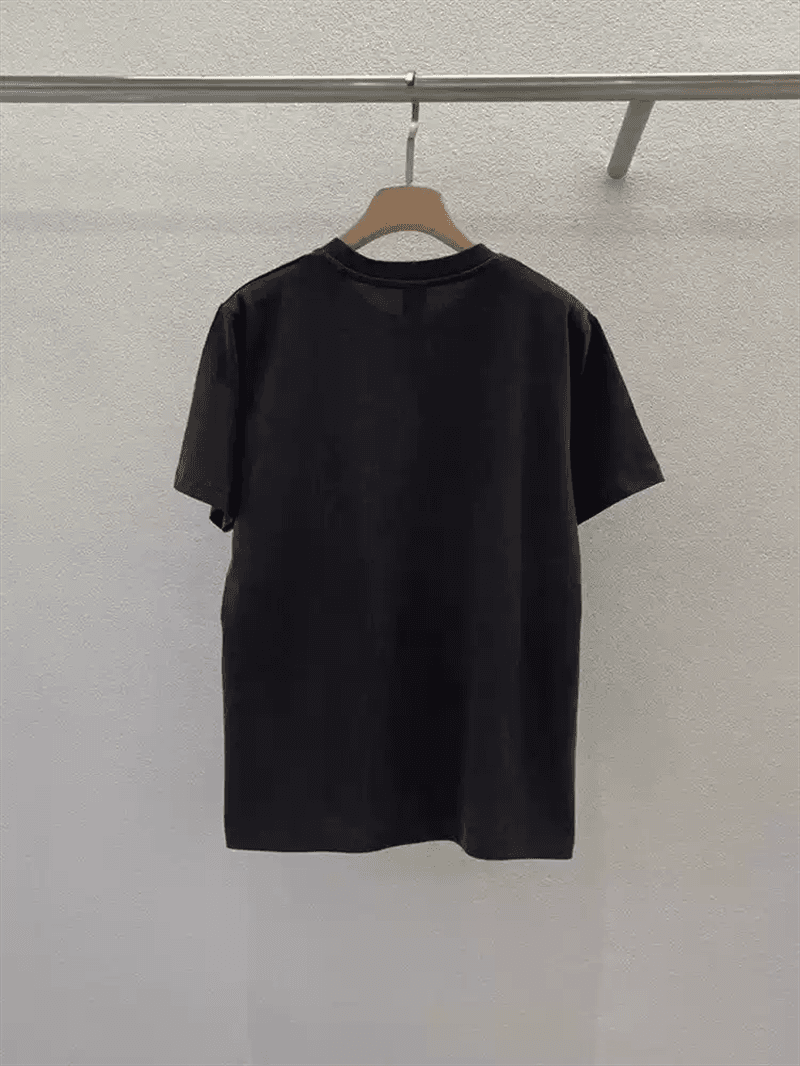 경관 그림 21 순면 210 그램 이후 패키지 칼라 여름 드레스 한 부서 반팔 티셔츠 여성 한국 스타일 루즈핏 빅 사이즈 프린트 이미지 4