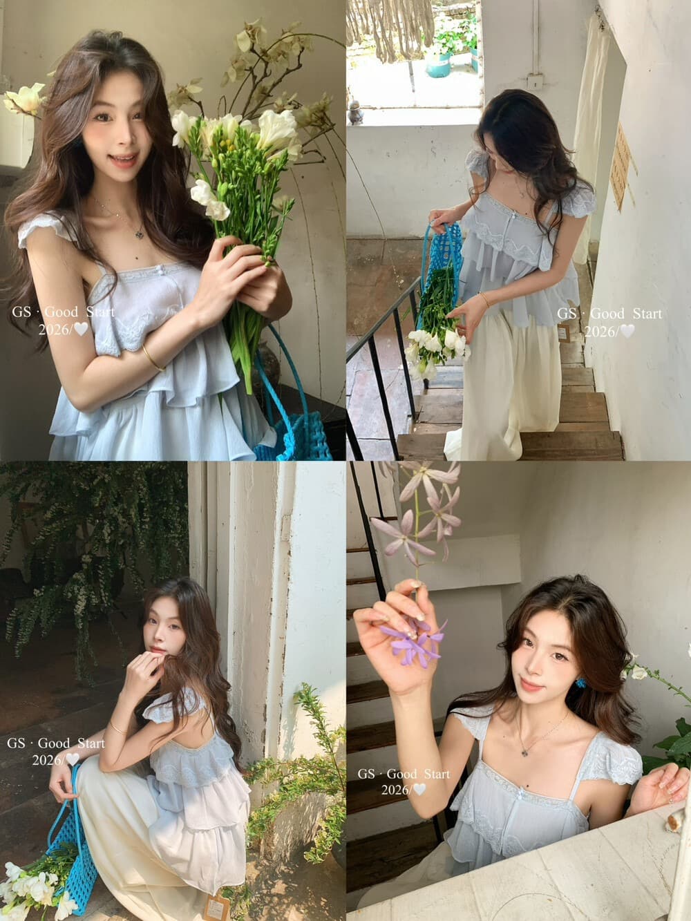 2026 여름 새로운 몸매 가꾸기 슬림해 보이는 민소매 맨위 디자인 센스 레이스 레이스 패치워크 캐미솔 상세 이미지 5