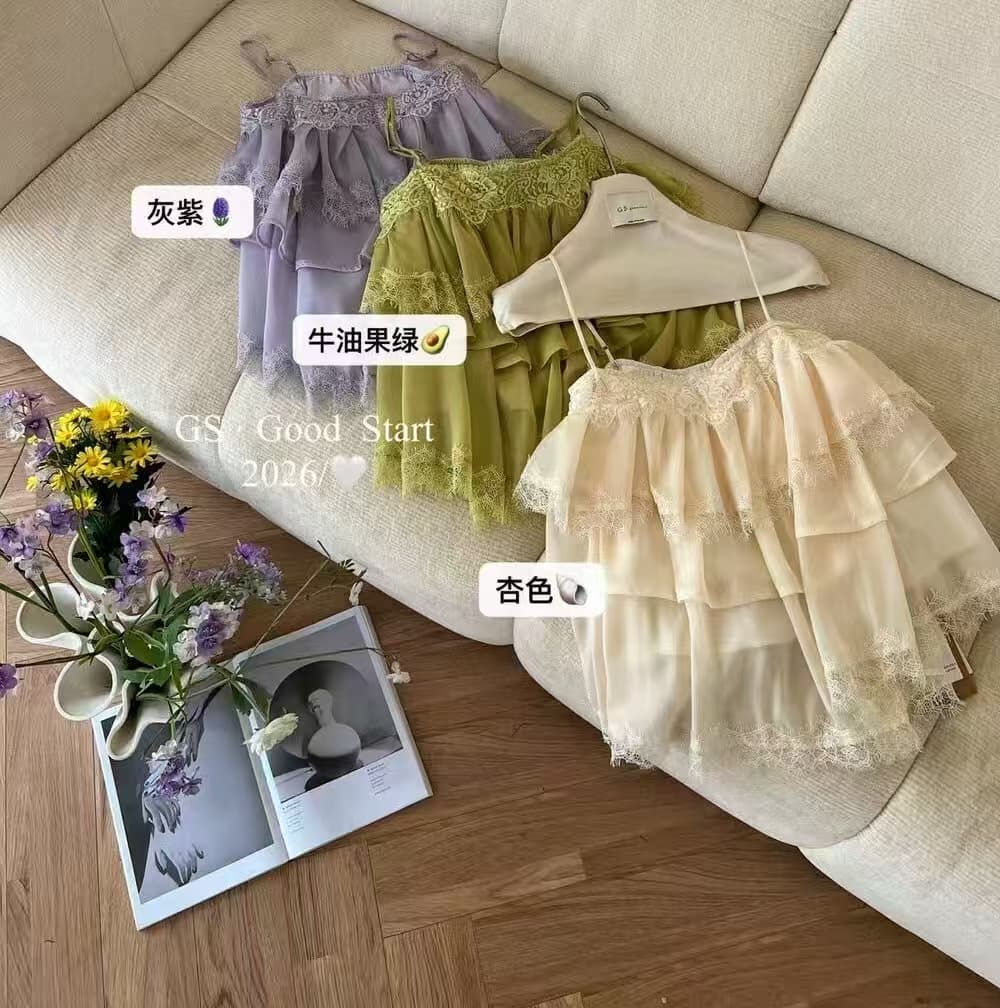 2026 달콤함 풀오버 다용도 캐주얼 슬립 맨위 프랑스식 낭만주의 레이스 디자인 센스 순수한 욕망 작은 셔츠 여성 상세 이미지 9