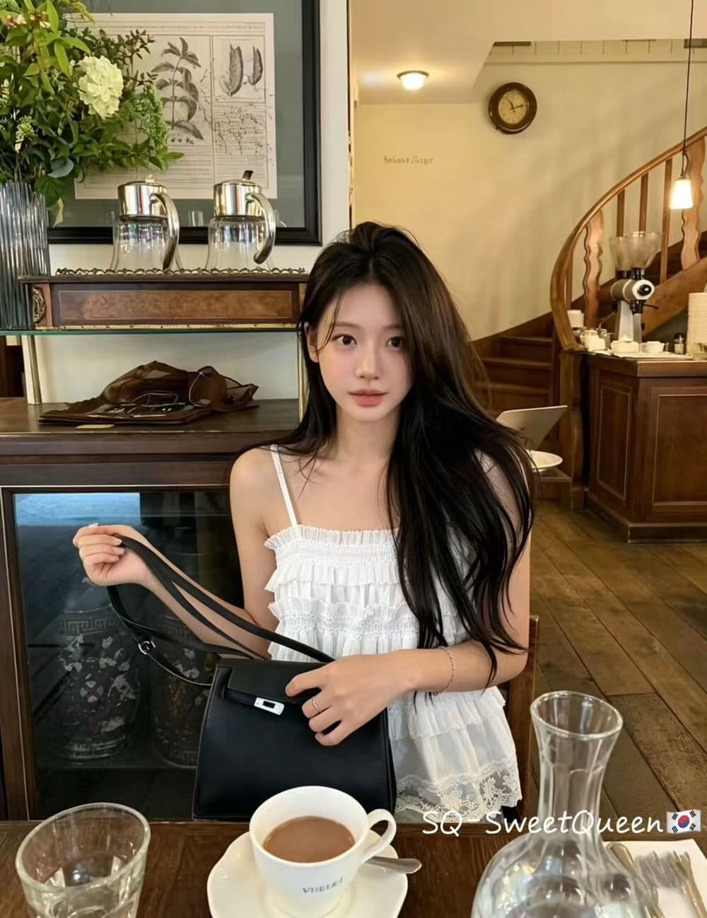 2026 여름 새로운 패션 주름 튜브탑 달콤함 높음 세트 계층의 감각 패치워크 레이스 슬립 맨위 여성 상세 이미지 4
