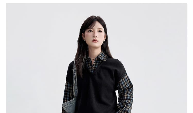 진한 파란색 임산부 데님 넓은 다리 루즈핏 바지 여성 가을 겨울 외출용 2026 새로운 캐주얼 빅 사이즈 9 포인트 슬림해 보이는 상세 이미지 25