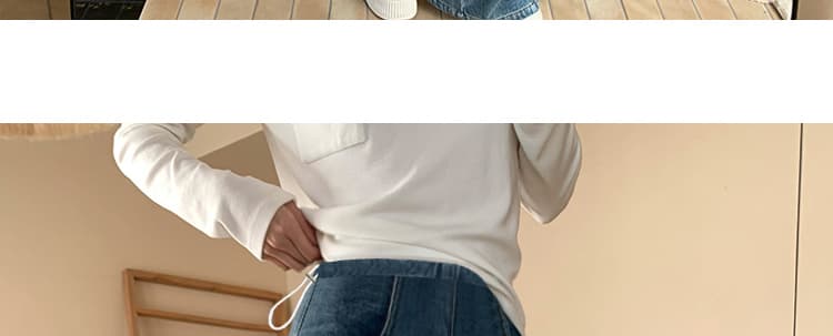 파란색 하이웨이스트 주머니 임산부 데님 넓은 다리 루즈핏 바지 여성 가을 겨울 외출용 2026 새로운 빅 사이즈 긴 바지 슬림해 보이는 상세 이미지 28