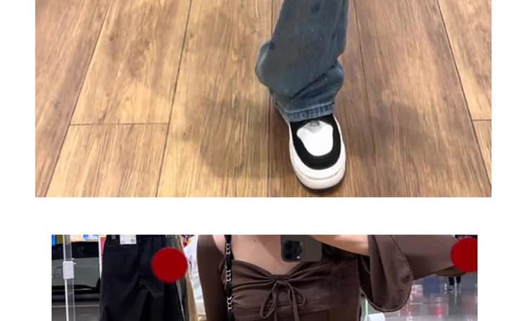 파란색 장미 다이아몬드 세팅 임산부 스트레이트 데님 한국 스타일 2026 새로운 슬림해 보이는 자수 핫픽스 루즈핏 와이드 레그 팬츠 상세 이미지 28