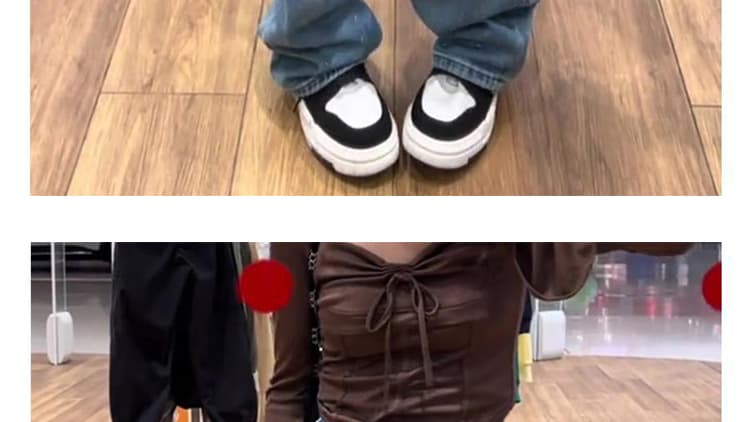 파란색 장미 다이아몬드 세팅 임산부 스트레이트 데님 한국 스타일 2026 새로운 슬림해 보이는 자수 핫픽스 루즈핏 와이드 레그 팬츠 상세 이미지 40