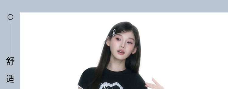 임산부 데님 반바지 여성 여름 얇은 스타일 외출용 2026 새로운 5 점 루즈핏 슬림해 보이는 캐주얼 빅 사이즈 와이드 레그 팬츠 상세 이미지 1