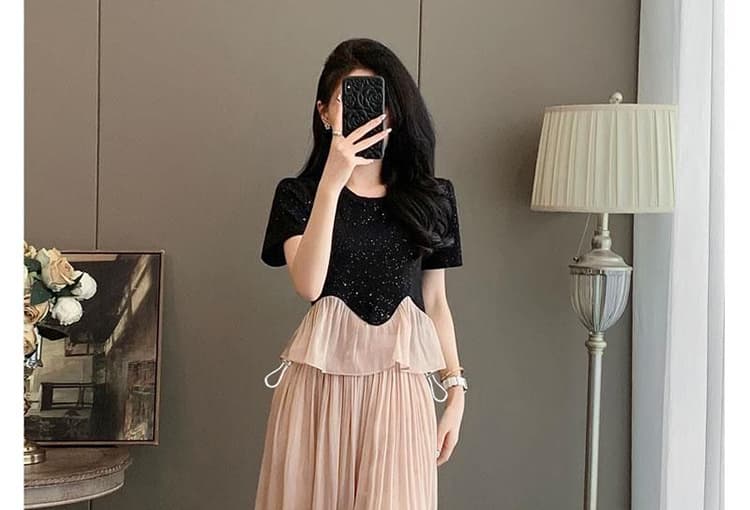 임산부 없음 복부 지지 반신 스커트 2026 새로운 여름 외출용 캐주얼 슬림해 보이는 중간 길이 저항 주름 속도 건조한 바지 여성 상세 이미지 24