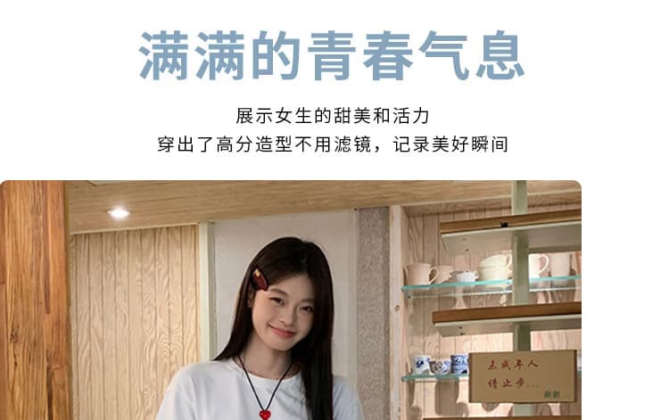 세트 단색 느긋한 바람 느슨함 패션 품격 디자인 루즈핏 티셔츠 맨위 수 있습니다. 조정 데님 7부 바지 상세 이미지 1
