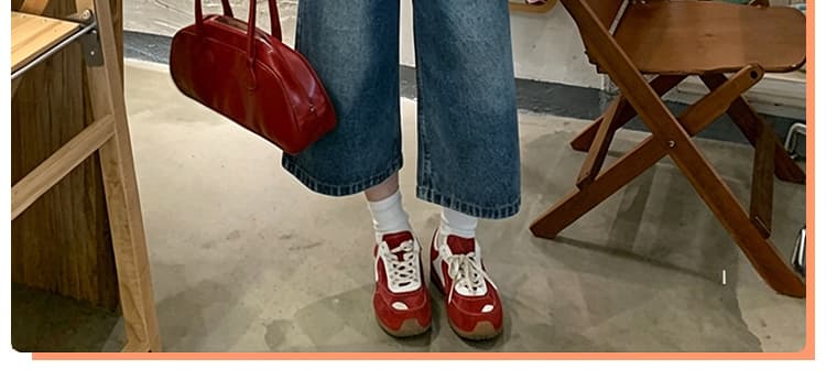 세트 단색 느긋한 바람 느슨함 패션 품격 디자인 루즈핏 티셔츠 맨위 수 있습니다. 조정 데님 7부 바지 상세 이미지 12