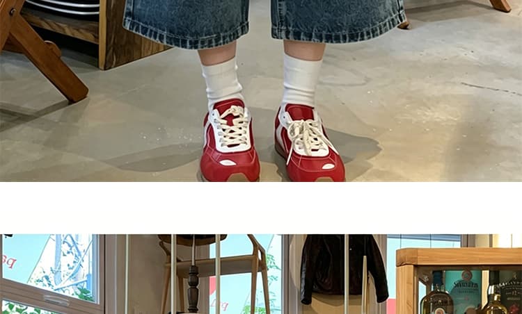 세트 단색 느긋한 바람 느슨함 패션 품격 디자인 루즈핏 티셔츠 맨위 수 있습니다. 조정 데님 7부 바지 상세 이미지 33