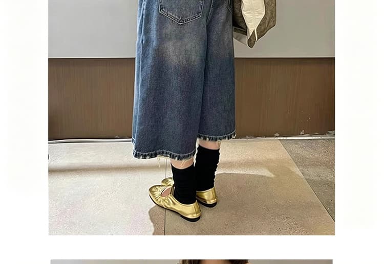 임산부 데님 반바지 여성 여름 얇은 스타일 외출용 7 점 루즈핏 슬림해 보이는 캐주얼 빅 사이즈 와이드 레그 팬츠 어린이 수 있습니다. 조정 상세 이미지 24
