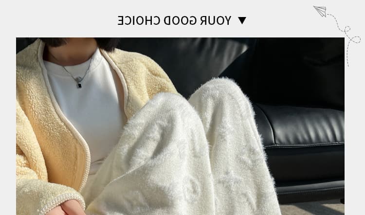 임산부 바지 캐주얼 루즈핏 스트레이트 봄 가을 외출용 2026 새로운 니트 레깅스 가을 의상 겨울 의류 상세 이미지 23