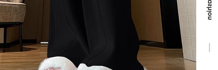 임산부 바지 캐주얼 루즈핏 스트레이트 봄 가을 외출용 2026 새로운 니트 레깅스 가을 의상 겨울 의류 상세 이미지 33