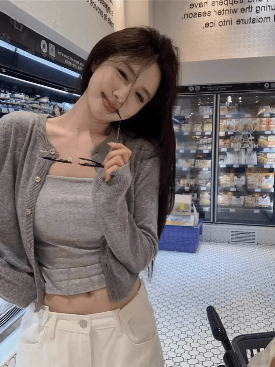 이른 가을 여성 의류 새로운 2026 외부 가져 가라. 니트 스웨터 오픈 가디건 스웨터 코트 긴팔 맨위 기본 셔츠 이미지 3