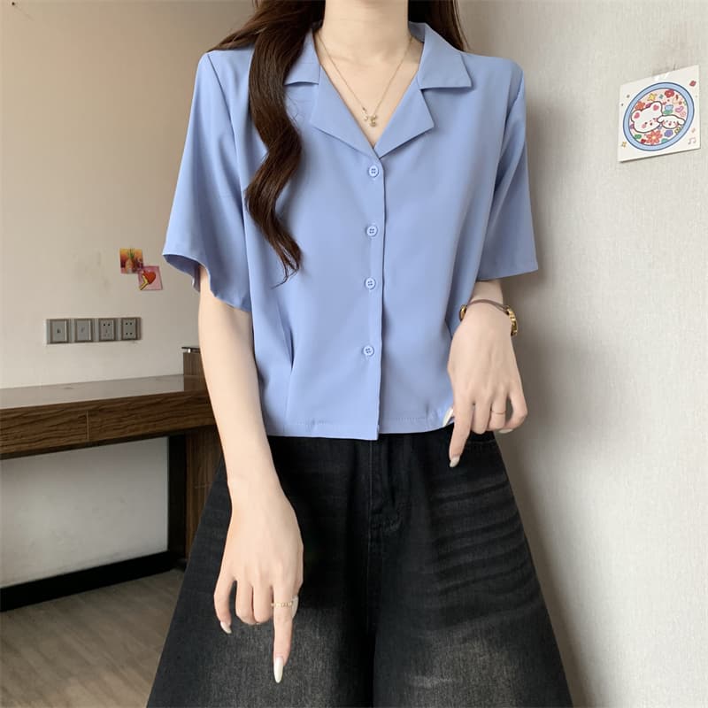 실사 정가 여름 새로운 한국 스타일 셔츠 루즈핏 불규칙 다용도 맨위 상세 이미지 23