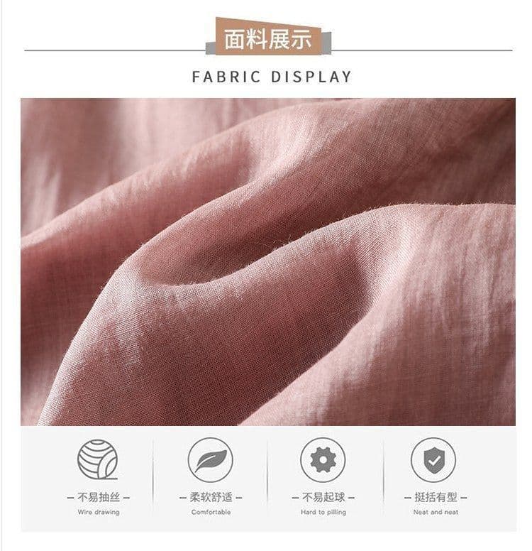 레트로 단색 라미 자수 라운드 넥 반팔 티셔츠 여성 여름 고급 문예 국풍 면 린넨 풀오버 얇은 스타일 맨위 상세 이미지 8