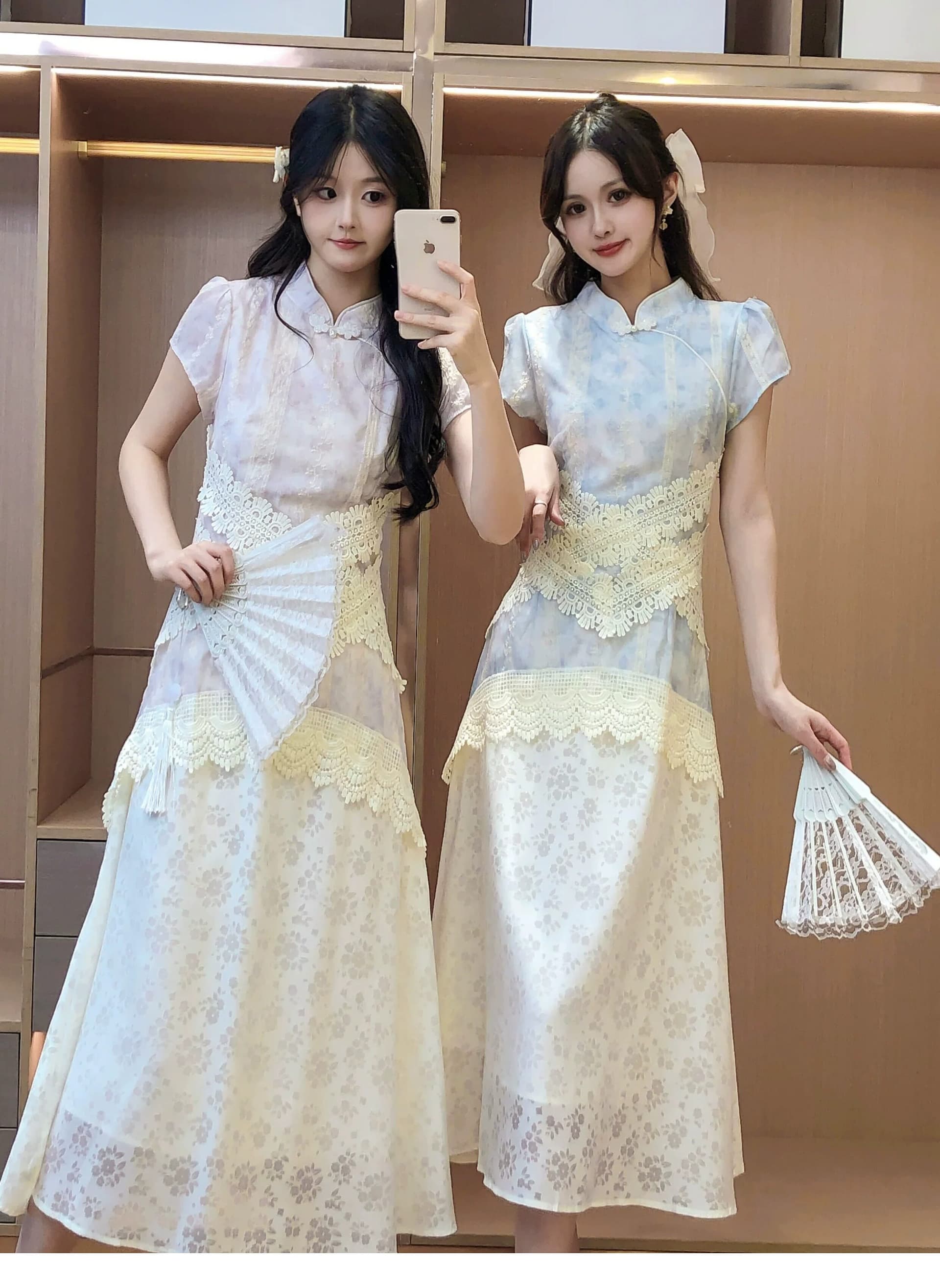 2026 레이스 허리 인감 최적화 몸 비율 부드러운 나만의 것을 가져와 라. 강남 연기 분위기 센스 여성 드레스 상세 이미지 10